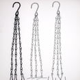 thumbnail image 4 of fastboy White Durable 3 Leg Hanger Replacement Chain For Metal Hanging Basket Hanging Chain Set Container Rattan Easy To Hanging black Chain 40cm, 4 of 6