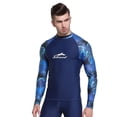 thumbnail image 1 of Hommes Anti - Maillot de Bain Combinaison de Plongée en Apnée Natation Surf Plongée Hauts, 1 of 1