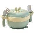 thumbnail image 1 of Stainless Steel Water Injection Bowl Kids Suction Bowl Heat Preservation Bowl, 1 of 8