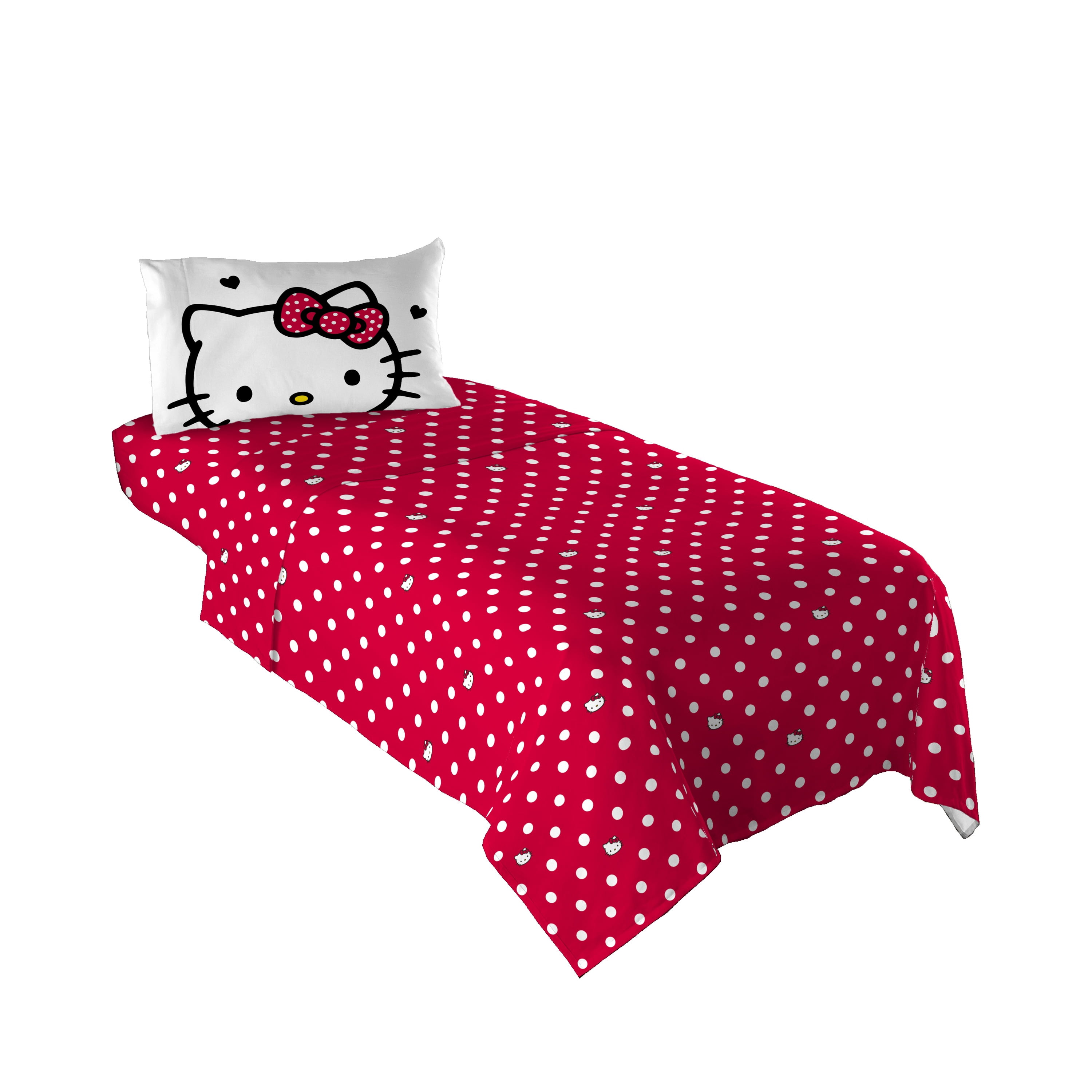 Hello Kitty "Big Bow Energy" Twin Sheet Set