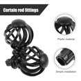 thumbnail image 3 of Miangastore 2pcs Curtain Rod Finials Curtain Finials Ends Cap Curtain Pole Finials, 3 of 9