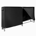 thumbnail image 1 of Costway 8FT Firewood Storage Log Rack Heavy Duty Iron Log Holder W/ Waterproof PVC Cover, 1 of 10