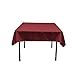 thumbnail image 3 of LA Linen TCpop58x58-CranberryP28 Polyester Poplin Square Tablecloth, Cranberry - 58 x 58 in., 3 of 4