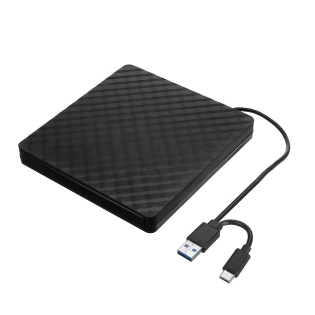 USB 3.0 Type-C External DVD Burner Writer Recorder DVD RW Optical Drive CD/DVD ROM Player MACs OS Windows XP/7/8/10 ,Easy to Install