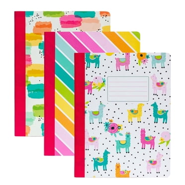 Pukka Pad, Carpe Diem 3-Pack Composition Notebook 70 Premium 80 GSM Ruled Sheets, Multi-Color