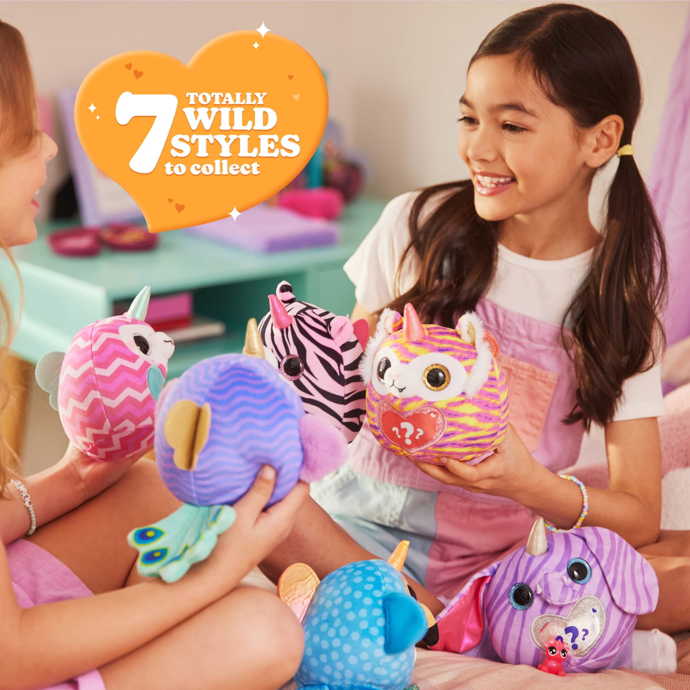 Rainbocorns Wild Heart Surprise by ZURU - Plush Stuffed Animal Unboxing Toy for Kids Ages 3+