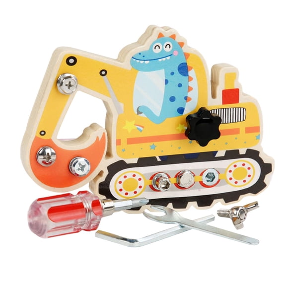 Tachiuwa Kids Screwdriver Board Set Hands on Abilities Hand Eye Coordination for Kids Digger