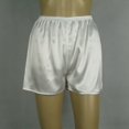 thumbnail image 3 of Pantalon de Pyjama pour Femme Bas de Sommeil d'Été Faux Soie Pantalon de Pyjama pour la Maison Shorts de Sommeil pour Femmes Pantalon de Pyjama Grande Taille P-TTTG Q337, 3 of 5