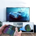 thumbnail image 4 of Clavier et Souris Bluetooth Sans Fil à Double Mode avec Commande Vocale, Apprentissage Infrarouge, Clavier Souris Volant Rétroéclairé Rechargeable, 4 of 7