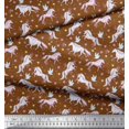 thumbnail image 3 of Soimoi Viscose Chiffon Fabric Dot,Star & Unicorn Animal Print Sewing Fabric Yard 42 Inch Wide, 3 of 3