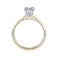 thumbnail image 4 of 1.00 Carat Excellent Round Shape Genuine Diamond Latest Design Solitaire Engagement Ring for Ladies Solid 18K Yellow Gold Size 7.5, 4 of 7