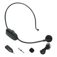 thumbnail image 1 of HLONK Microphone Sans Fil Monté sur la Tête 2,4 g Prêt à l'Emploi pour Enseignants, Conférence, Discours, Haut-Parleur, Système de Micro avec Récepteur, 1 of 8
