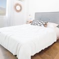 thumbnail image 2 of PiccoCasa Cooling Blanket Viscose from Bamboo Breathable White Full, 2 of 6