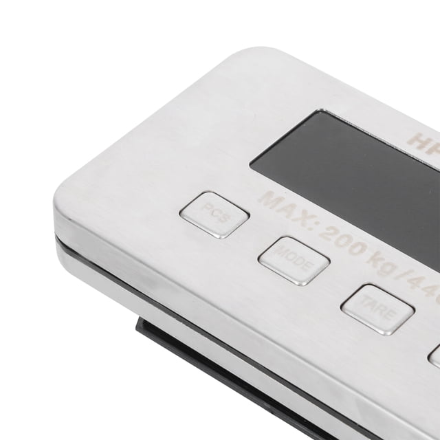 Balance de Cuisine, Balance Postale, Acier Inoxydable 200kg Argent pour Entrepôt Bureau Maison