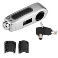 thumbnail image 2 of Motorcycle Grip Lock, 27-38mm Handlebar Universal Stainless Steel Brake Lever Lock Throttle Grip Anti Theft, 2 of 8