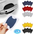 thumbnail image 1 of Vaidha 4PCS Handle Stickers Car Door Handle Car Stickers Protective Film Carbon Fiber, 1 of 2
