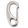 thumbnail image 2 of 6PCS Boat Marine Stainless Steel Egg Shape Spring Snap Hook Clips Quick Carabiner Outdoor Buckle, 2 of 8