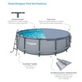 thumbnail image 4 of Piscine hors terre Funsicle Oasis de 4,27 m (14 pi), structure métallique avec filtre, 4 of 9