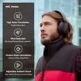 thumbnail image 3 of Edifier Écouteurs à Réduction de Bruit Active, Casque Bluetooth Circum-Aural, Filaire et Sans Fil, Audio Haute Résolution Certifié, Appels Clairs à Recharge Rapide - Noir, 3 of 7