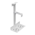 thumbnail image 4 of Bunblic PC Computer Case Holder Main Frame Stable Universal under Desk PC Mount Computer Holder for Wall School Home White, 4 of 8
