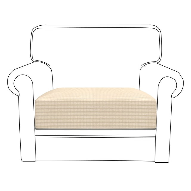 Housses Extensibles pour Coussins de Canapé, Protège-Coussins Réversible, Housses de Protection pour Coussins de Sofa