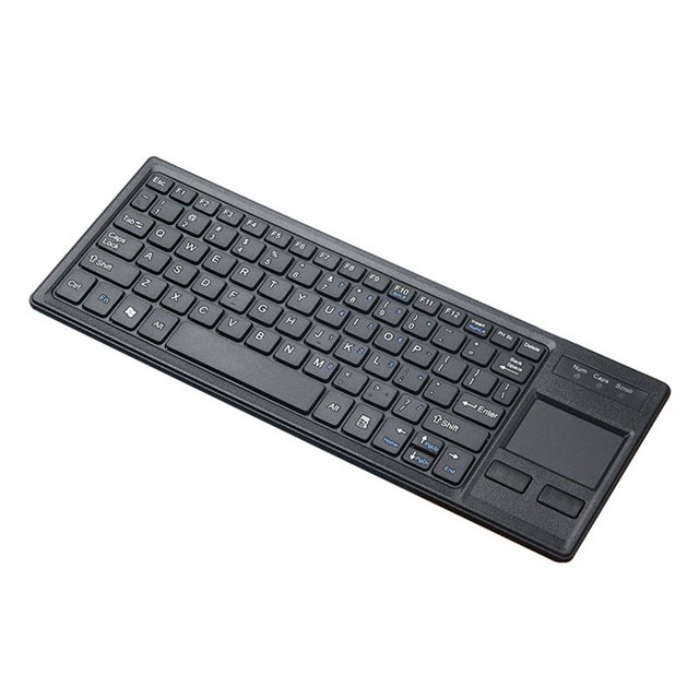 Clavier Filaire USB 80 Touches Ultra Fin Mini Clavier Tactile Compact Fonction HUB Clavier Tactile Filaire