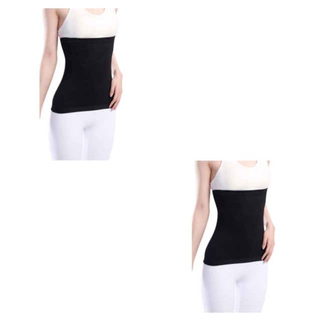 Thinsony Breathable And Moisture Absorbing Waist Back Support For Added Comfort Skin black M 2Set