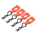 thumbnail image 4 of Shell Buckle for RC Car, 4PCS Metal Shell Clips Remote Control Metal Body Shell Clips Buckles  for 1/10 RC for Sports Black,Dark Blue,Yellow-green,Orange, 4 of 7