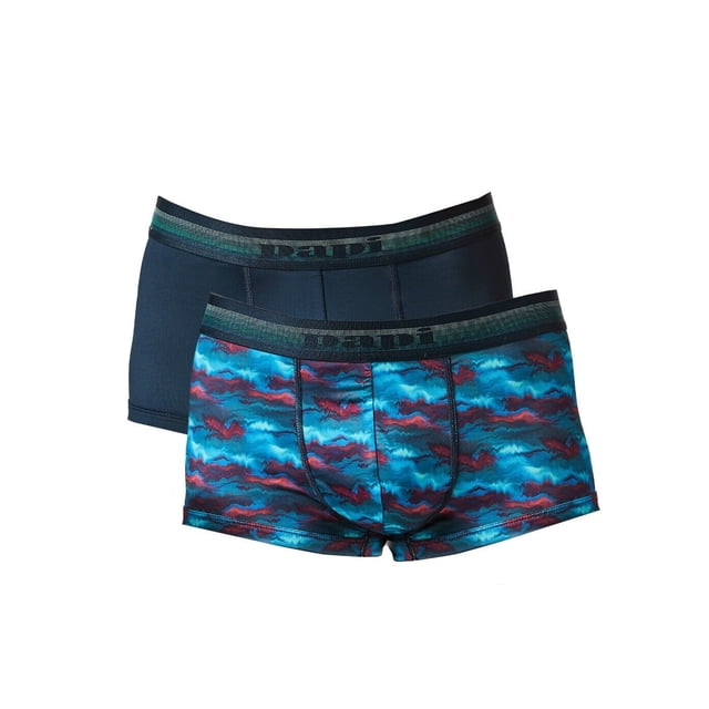 Papi 2-Pack Brazilian Trunk Underwear - UMPA107 (Skydiver/Pageant Blue, M)