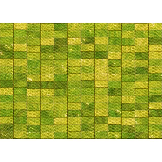 Ahgly Company Machine Washable Indoor Rectangle Transitional Neon Yellow Green Area Rugs, 2' x 3'