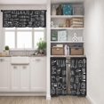 thumbnail image 2 of Kitchen Curtains Cooking Utensil Window Curtains and Valances Set 36 Inch, Black Short Tier Curtain for Kitchen, Cartoon Doodle Small Kitchen Decor, 2 of 5
