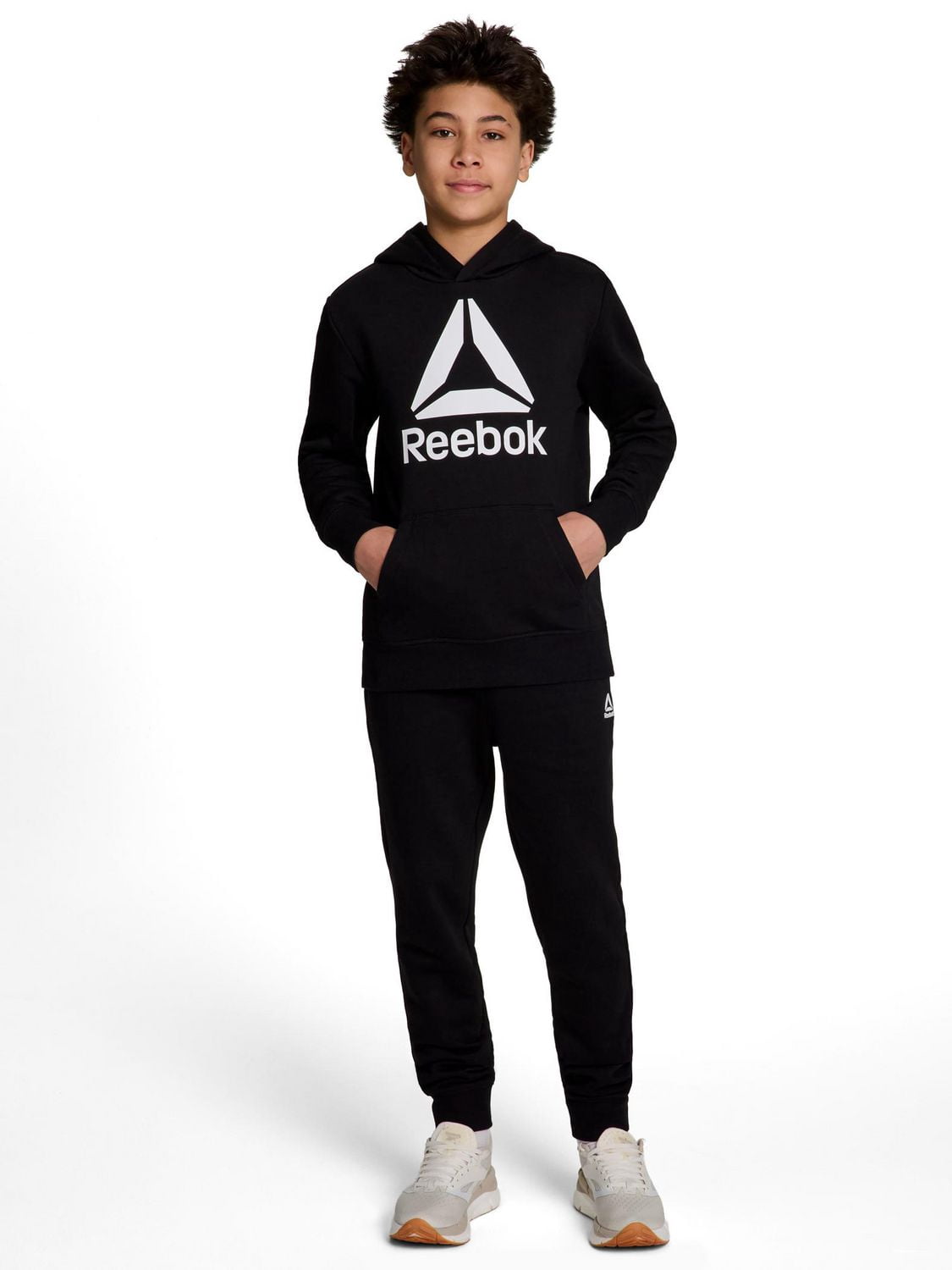 Sweat à capuche en polaire Delta de Reebok pour garçon