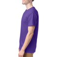 thumbnail image 2 of Hanes T-Shirts à Col Ras du Cou ComfortSoft pour Hommes, Lot de 4, S, Violet, 2 of 4