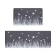 thumbnail image 1 of Hearth & Gear Kitchen Carpet (2 ) S Kitchen Carpet Washable Cushion Comfortable Kitchen Carpet Set Light Rug for Bedroom Extra Large Throw Classroom Rug Carpet Rug for Bedroom Knit Blanket with Pom, 1 of 6