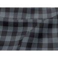 thumbnail image 4 of oneOone Viscose Jersey Gray Fabric Gingham Check Craft Projects Decor Fabric Printed By The Yard 60 Inch Wide, 4 of 5