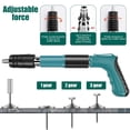 thumbnail image 2 of HLONK Concrete Nail Tool Kit Portable Nail Wall Fastening Tool Manual Mini Nail Machine Set 5 Gear Adjustable Nailer Hand Tool, 2 of 9