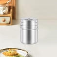 thumbnail image 4 of Suncoda Seasoning Jar, Stainless Steel Seasoning Jar Kitchen Seasoning Jar Seasoning Box Large Capacity Seasoning Bottle Jar Stall Barbecue Seasoning Bottle, 4 of 5