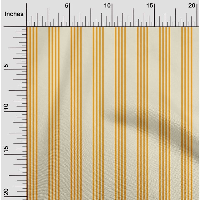 oneOone Tissu Polyester Lycra Rayures Verticales Tissu Imprimé au Mètre 56 Pouces de Large