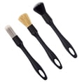 thumbnail image 4 of 3x Car Dust Brush wash Set Detailing Wheel Brushes Cleaning Grills Engine Bays, 4 of 6