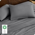 thumbnail image 3 of Bare Home Ensemble de Draps 100 % Coton Biologique - Tissage Satin, 3 of 7