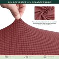 thumbnail image 3 of CHUN YI 1 Piece Cushion Cover Spandex Stretch Textured Grid Box Cushion Seat Slipcover, 3 of 6