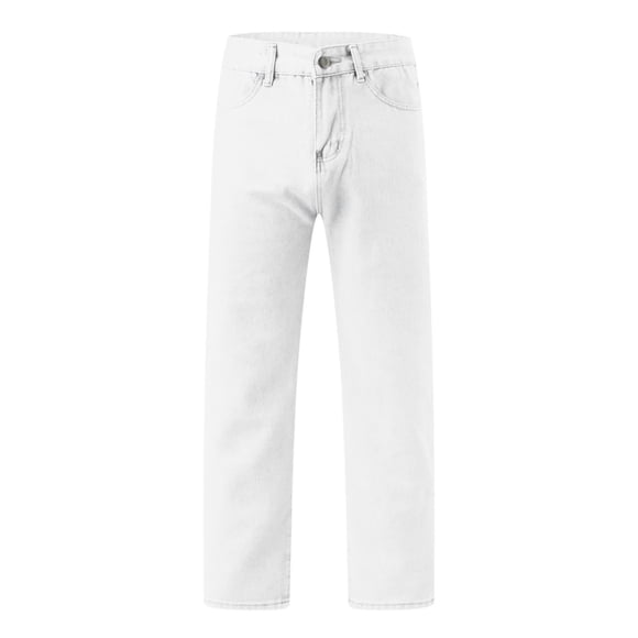 Ketyyh-chn99 Jeans pour Hommes 2024 Coupe Régulière Ample Pantalons Shorts Coupe Décontractée Pantalons Cargo Extensibles Pantalons Cargo Pantalons Blanc,2TG