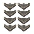 thumbnail image 1 of Unique Bargains Metal Desk Corner Protectors Table Edge Cover Guard 39x39x9mm Bronze Tone 8 pcs, 1 of 3