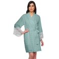 thumbnail image 1 of Moomaya Bride Getting Ready Shirt Cotton Short Robes For Women Bath Robe Girls, 1 of 6