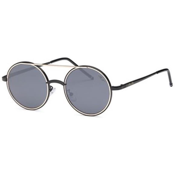 Punk Rock Round Style Sunglasses, Black
