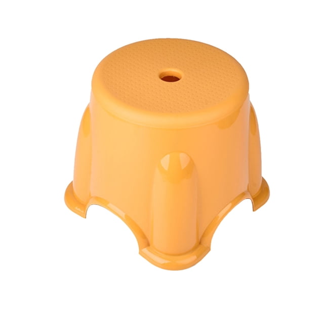 SIYTUAU Small Plastic Stool Household Step Stool Kids Seating Foldable Lightweight Mini Seat For Indoor Outdoor Portable Step Footstool Color Yellow Plastic Size Universal Material Yellow