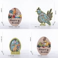 thumbnail image 3 of Table en Bois Lapin de Pâques Centre de Table Statue de Poule en Bois Artisanat Coq en Bois Décoration de Pâques Poulet en Bois Centre de Table Animal Table à Manger en Bois, 3 of 9
