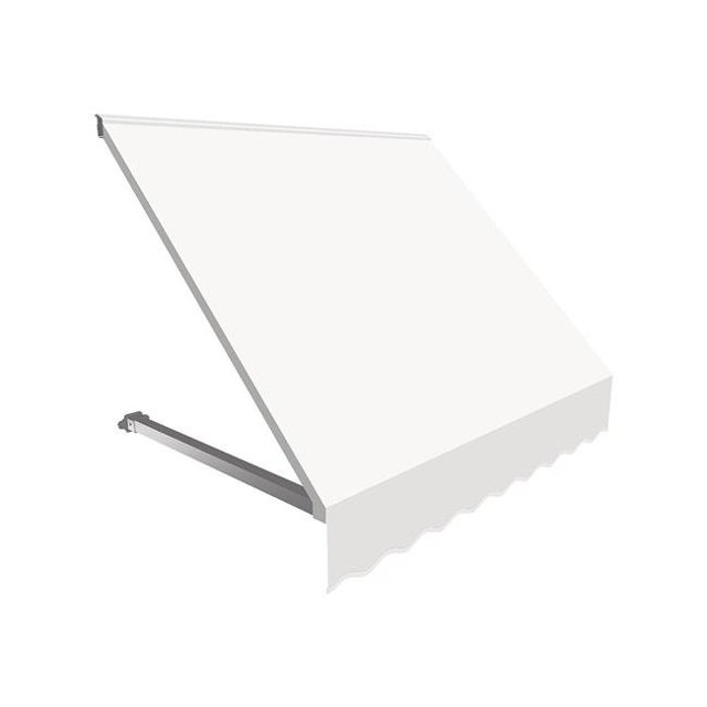 Awntech ER23-US-3W Auvent Rétro pour Fenêtre et Entrée de 3,38 Pi, Dallas, Blanc Cassé - 24 x 36 Po
