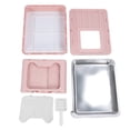 thumbnail image 2 of Large Cat Litter Box Enclosure, Drawer Type Cat Litter Tray, Stainless Steel Hooded Litter Box for Cat with Scoop, Odor Control and Privacy, Easy to Clean, Multi Cat Household, 2 of 7