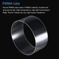 thumbnail image 4 of Unique Bargains 194mm ID 200mm OD 100mm  Clear Acrylic Pipe Rigid Round Tube for Lighting, Models, Plumbing, Crafts, 4 of 6